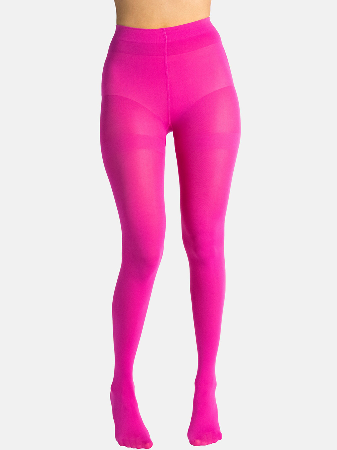 Theater Women Pink Opaque Stockings