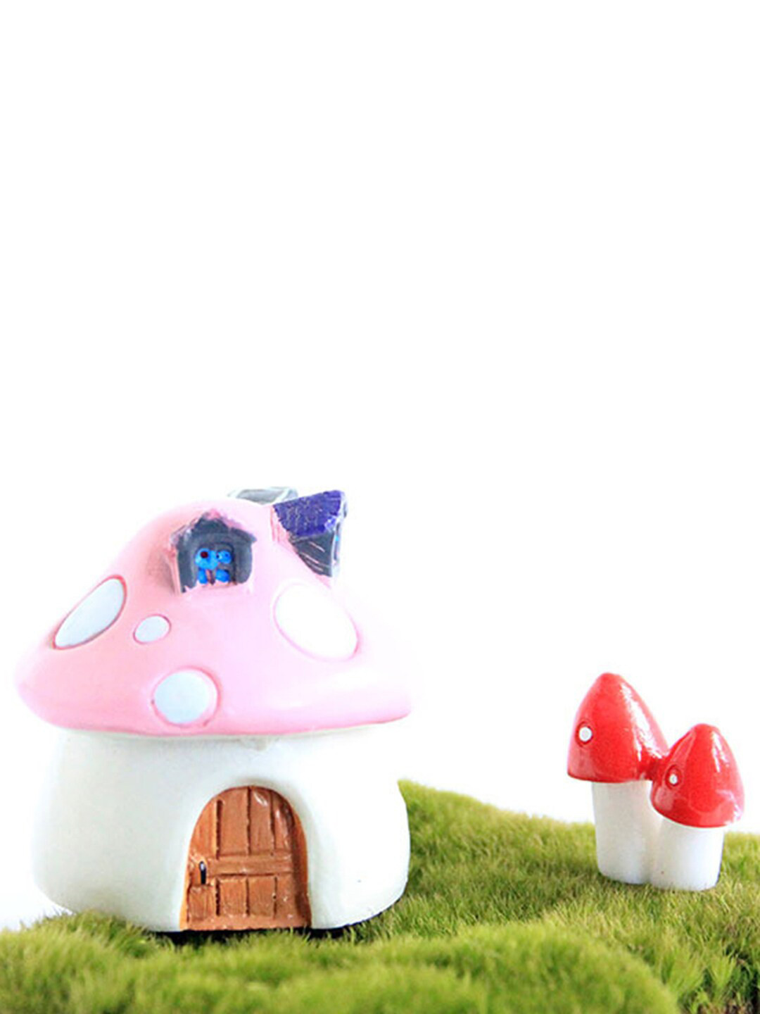 TAYHAA Set Of 12 White & Red Garden Accessories