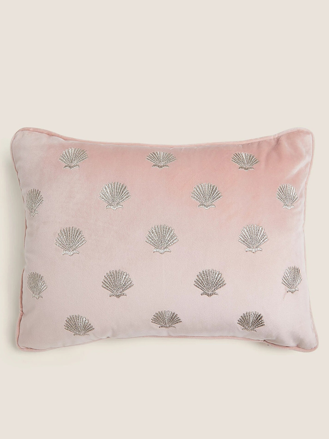 Marks & Spencer Pink Embellished Pre-Filled Rectangle Cushion