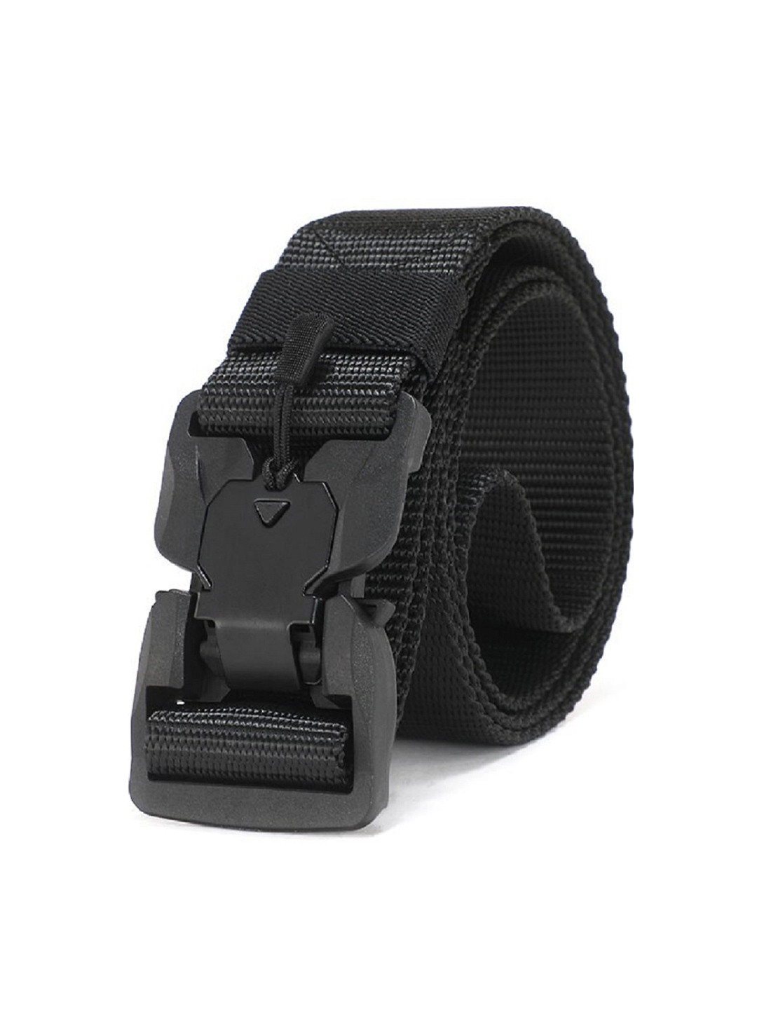 CONTACTS Black Synthetic Quick Release Buckle Nylon Belts