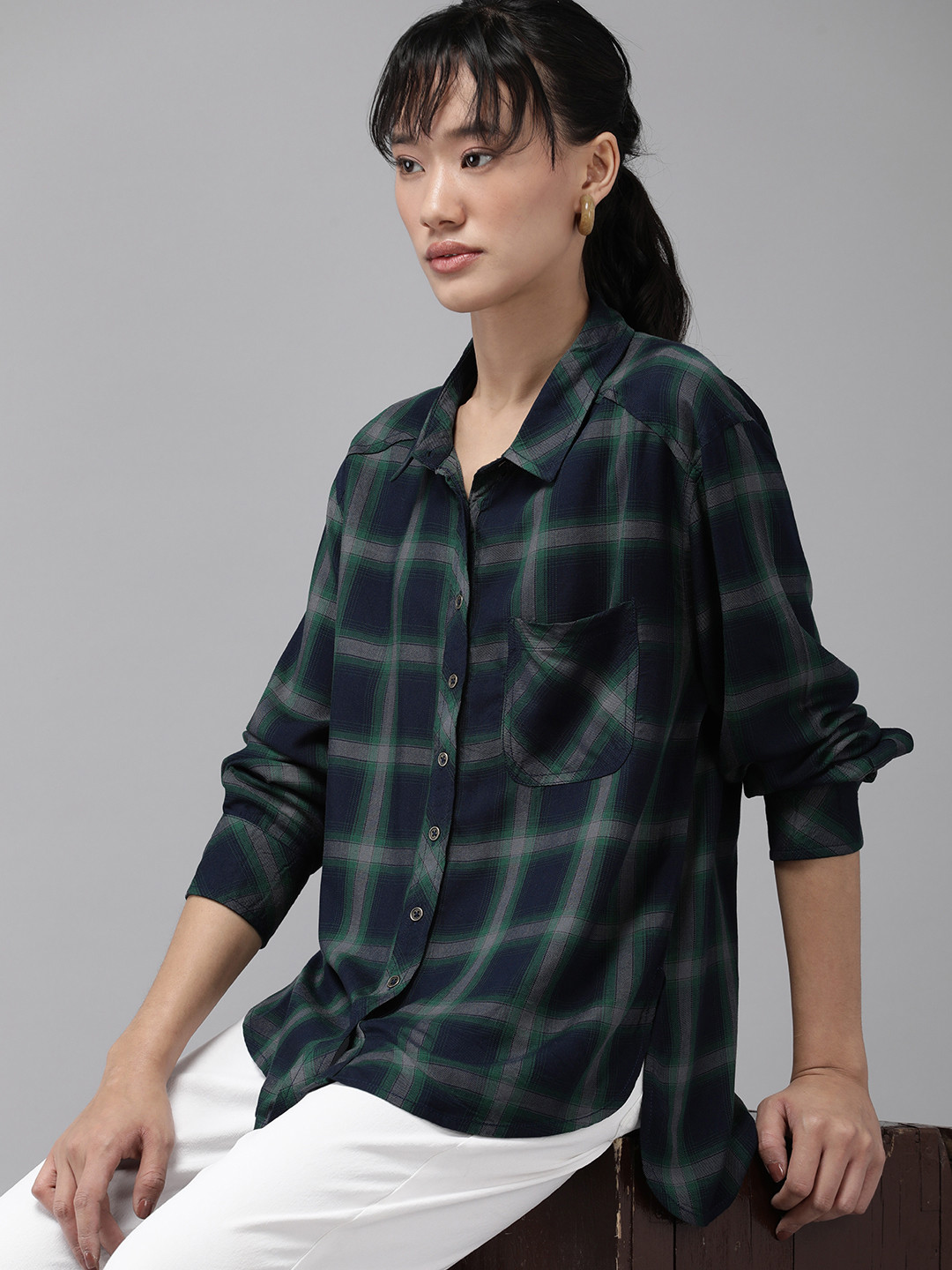 The Roadster Life Co. Checked Casual Shirt