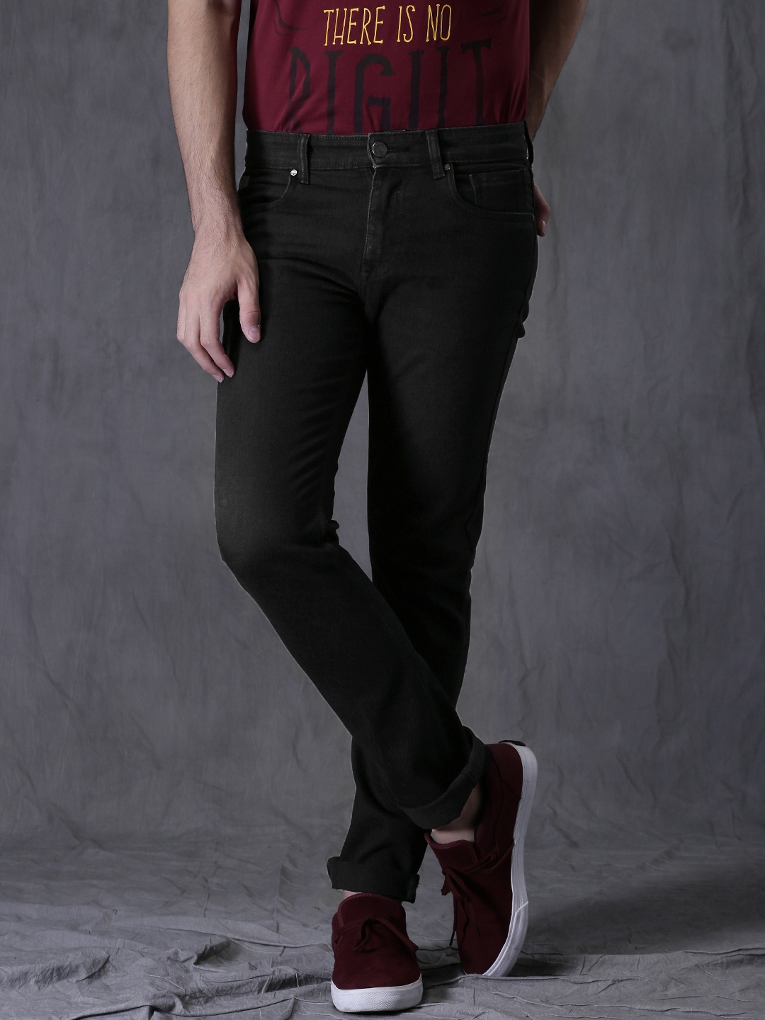Wrogn cheap black jeans