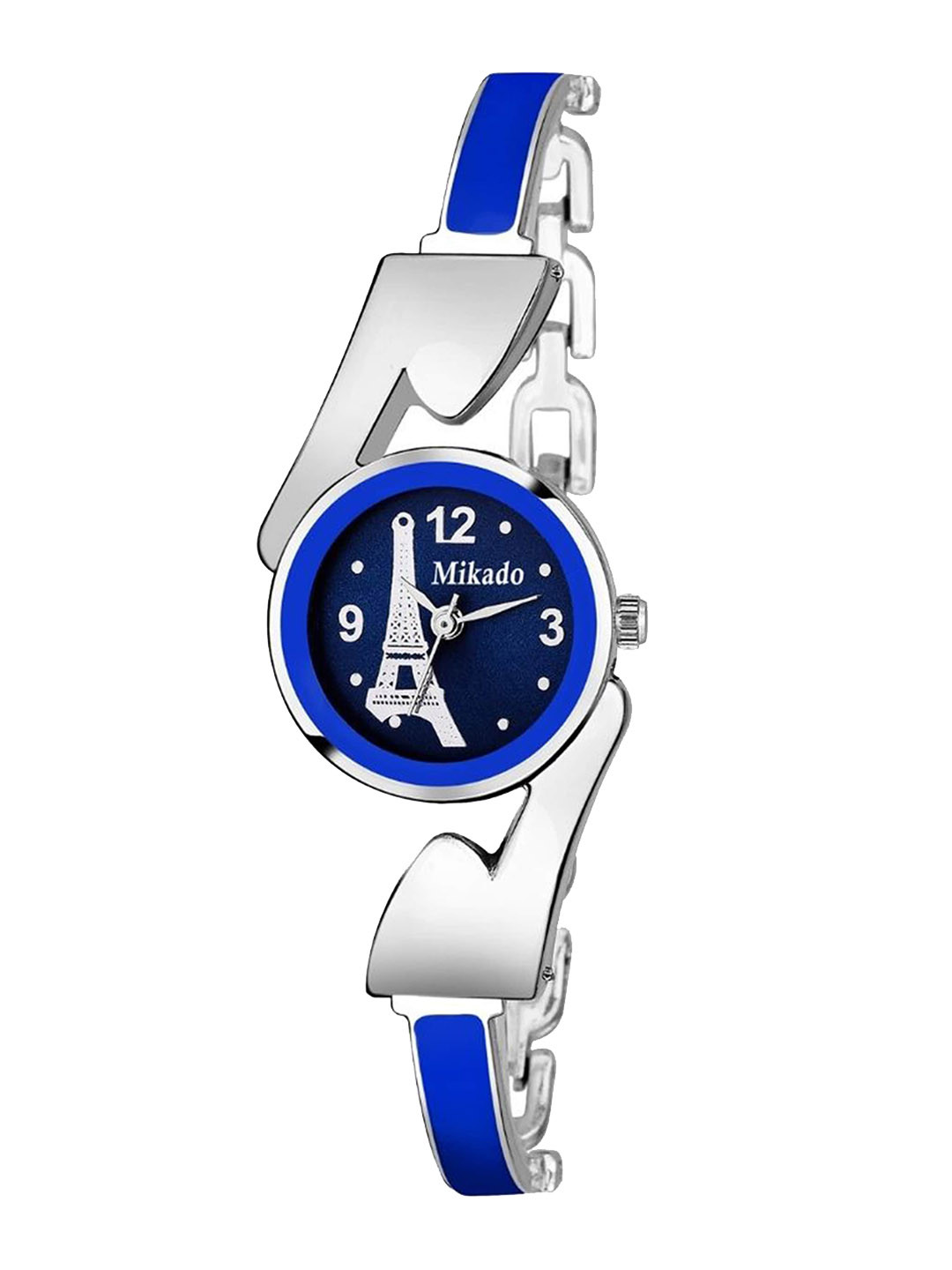 Mikado Women Blue Dial & Stainless Steel Straps Watch kkk 7771
