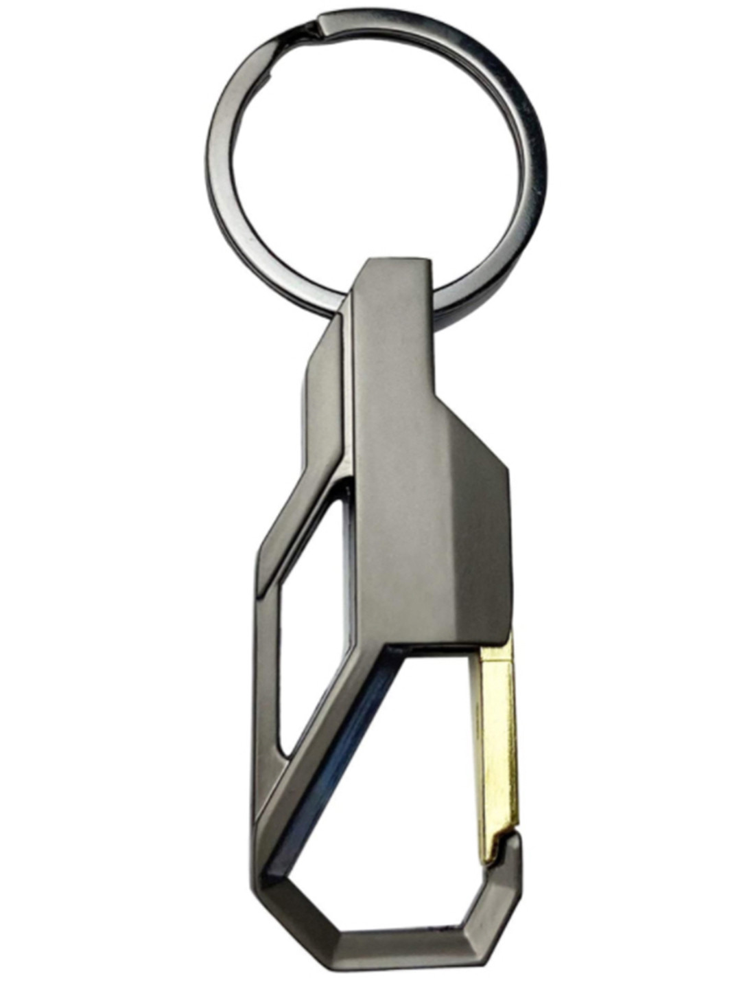 CONTACTS Grey Stainless Steel Heavy Duty Key Chain