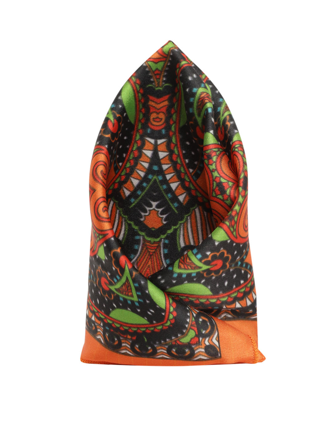 Sojanya Men Multi-Coloured Celtic Satin Pocket Square