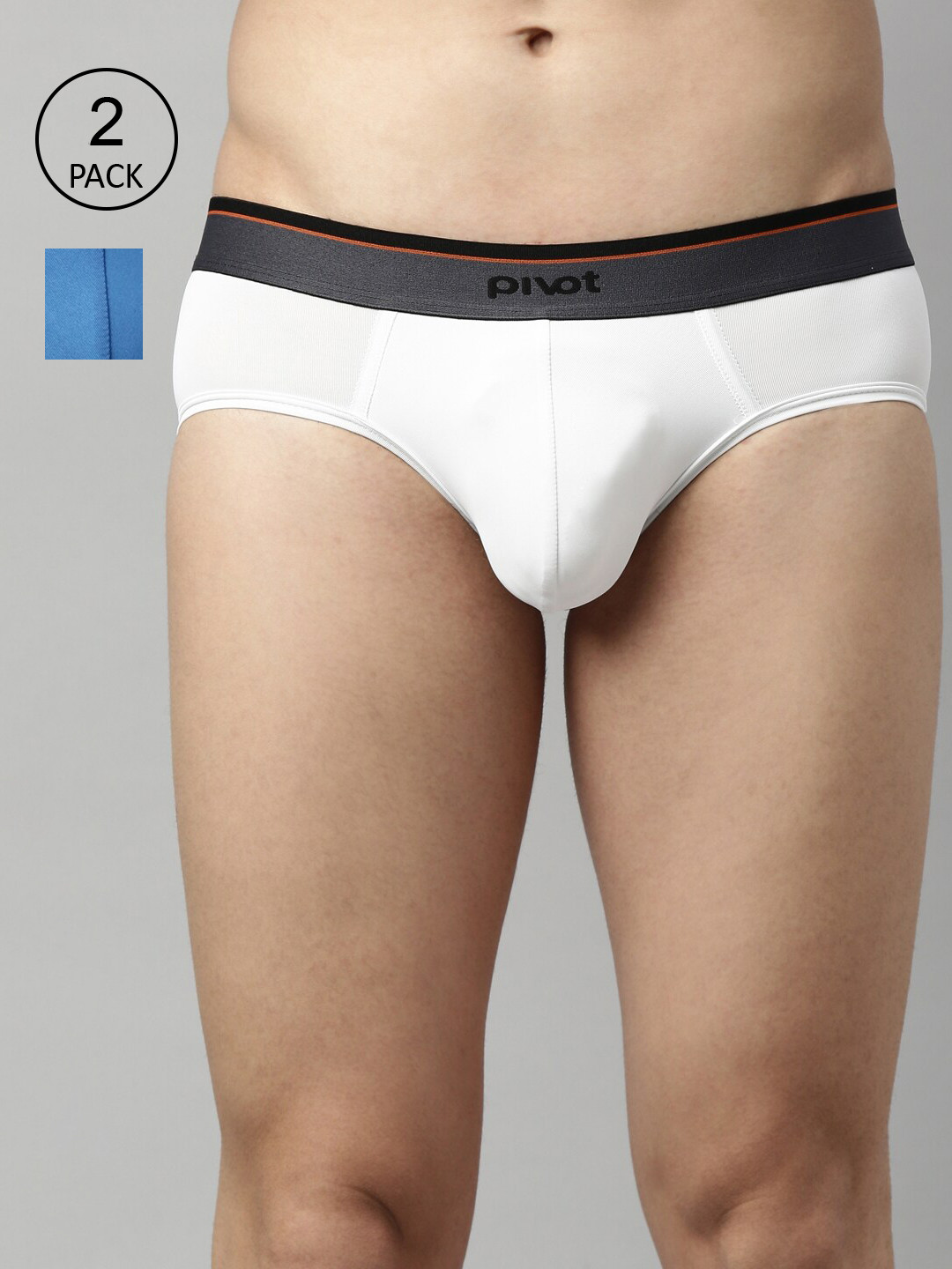pivot Men Pack Of 2 Polyester Briefs P2MIWB22-009