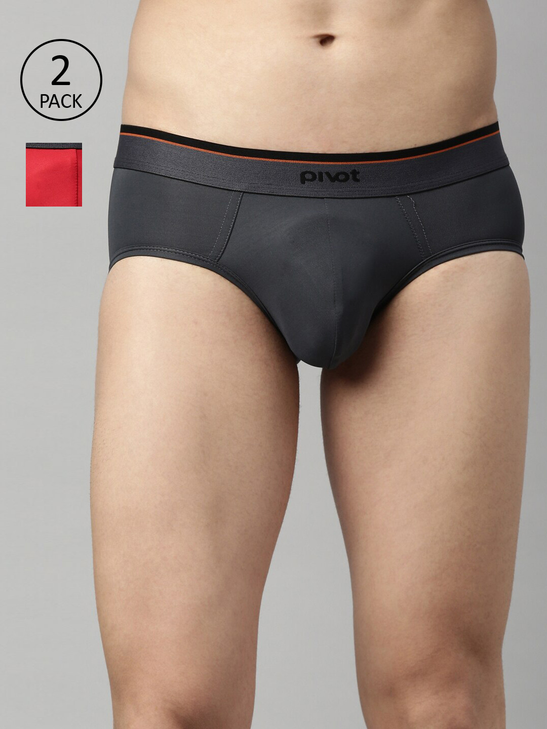pivot Men Pack of 2 Assorted Briefs