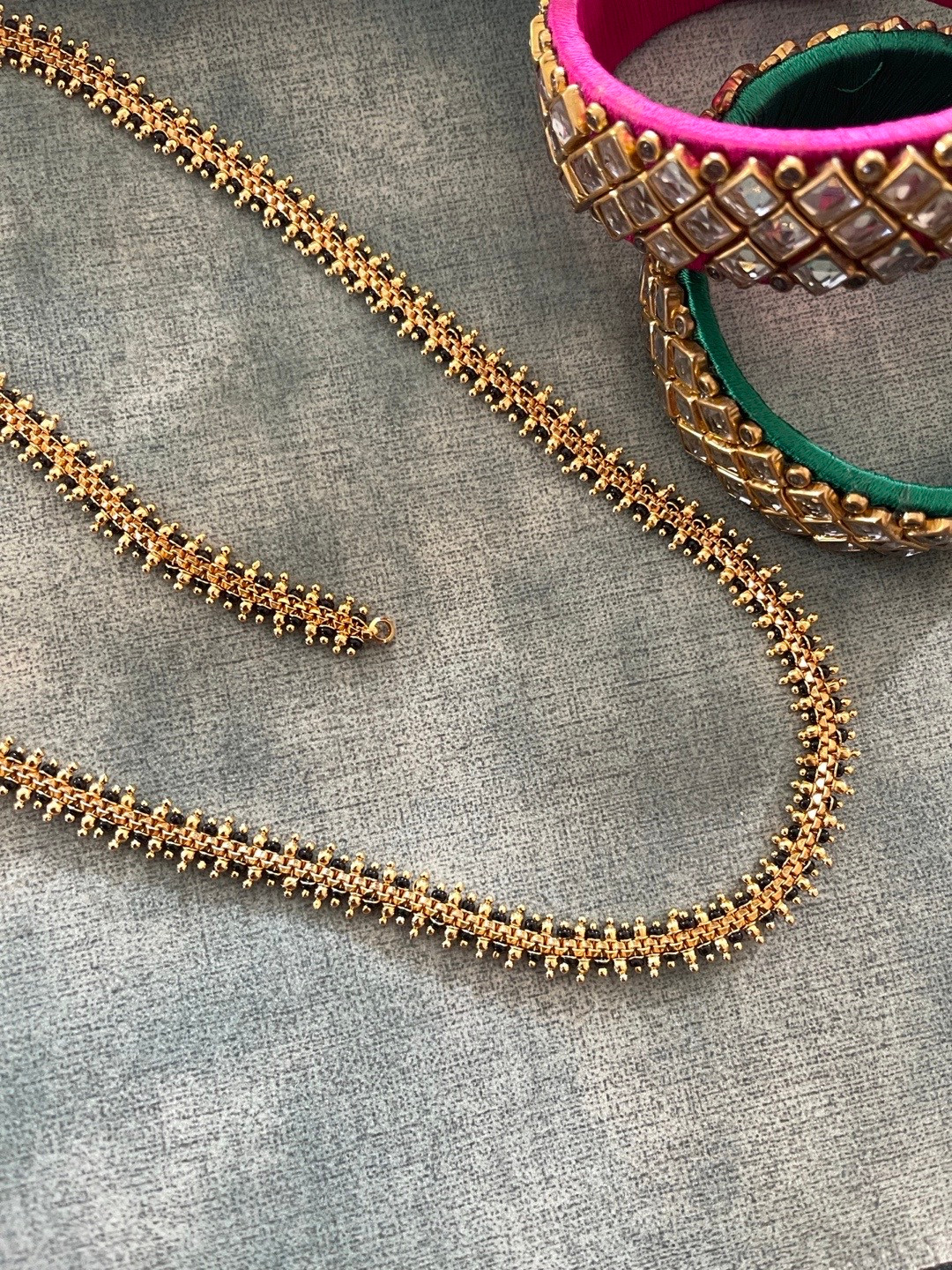 Digital Dress Room Gold Plated Long Mangalsutra