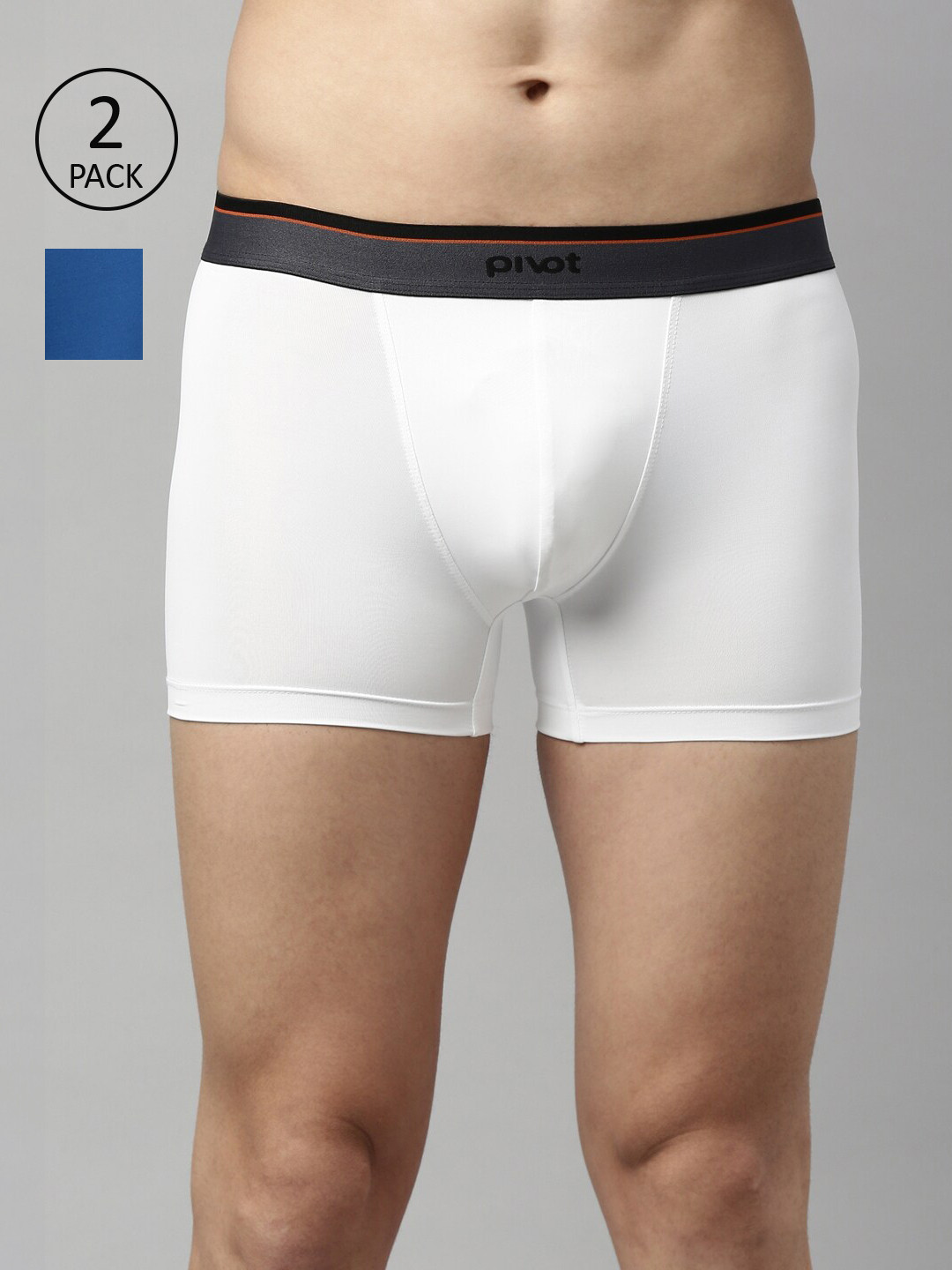 pivot Men Pack Of 2 Assorted Polyester Trunks P2MIWT22-009