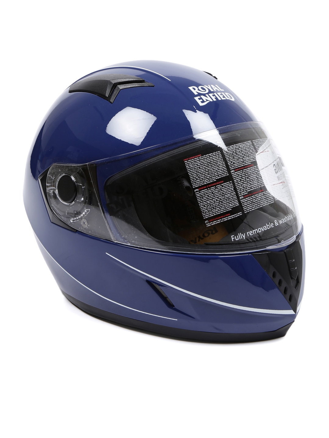 royal enfield lagoon blue helmet