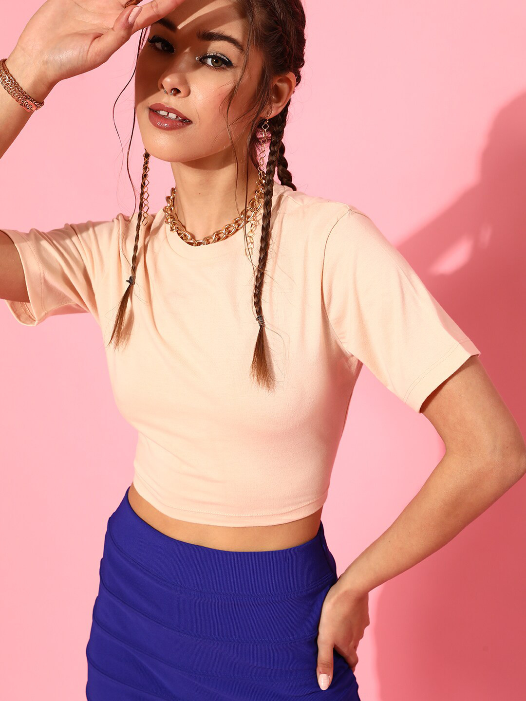 STREET 9 Classy Beige Solid Top