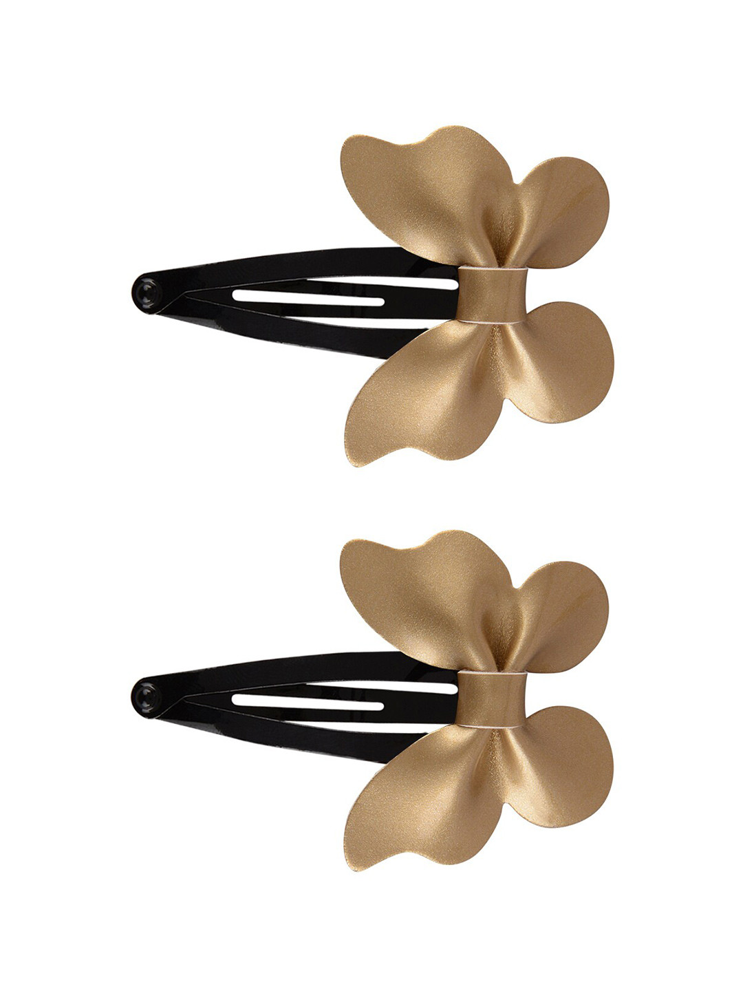 Aye Candy Girls Pack Of 2 Gold-Toned Butterfly Hair Clips
