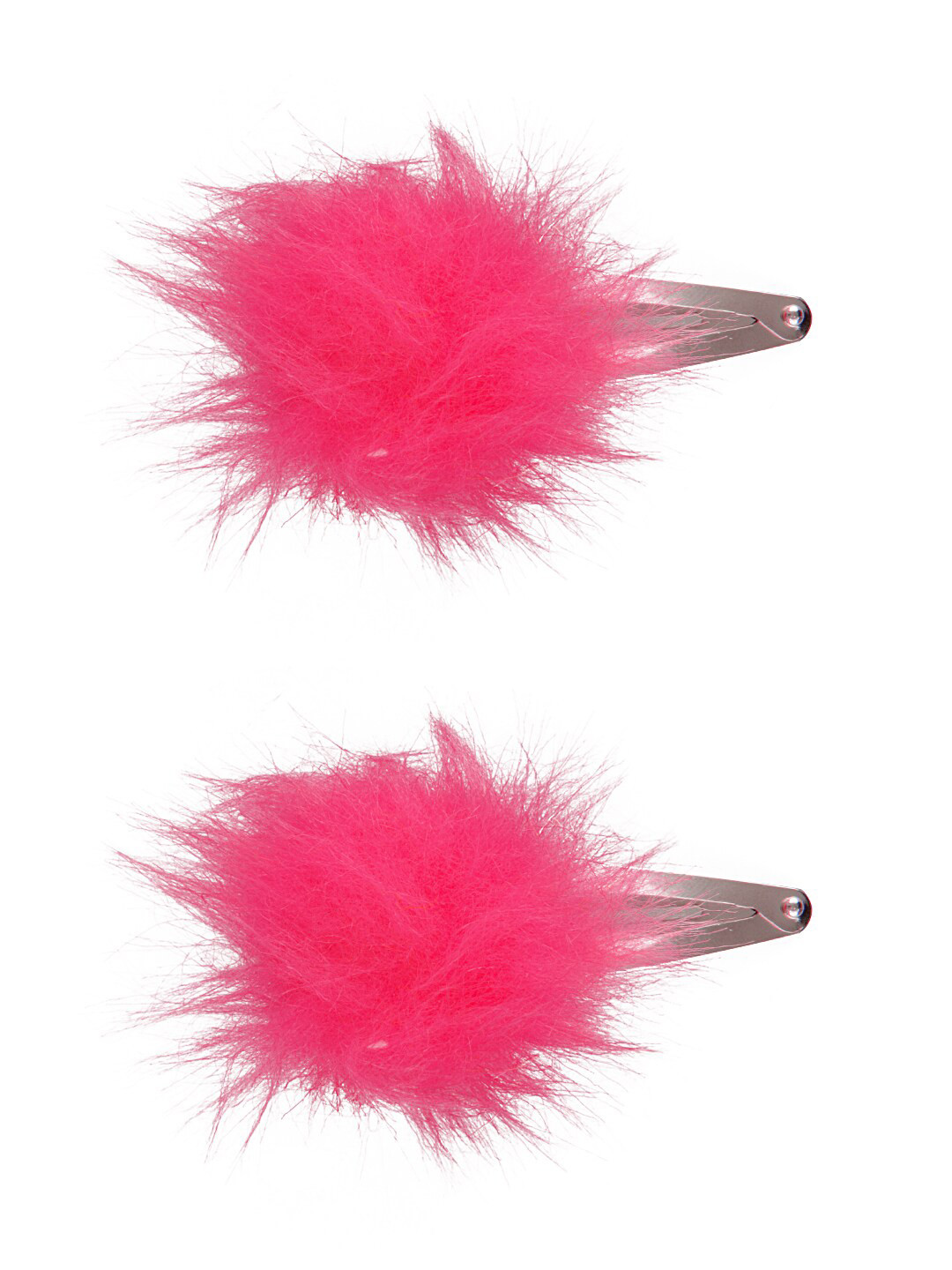 Aye Candy Girls Pink Fur Tic Tac Hair Clip