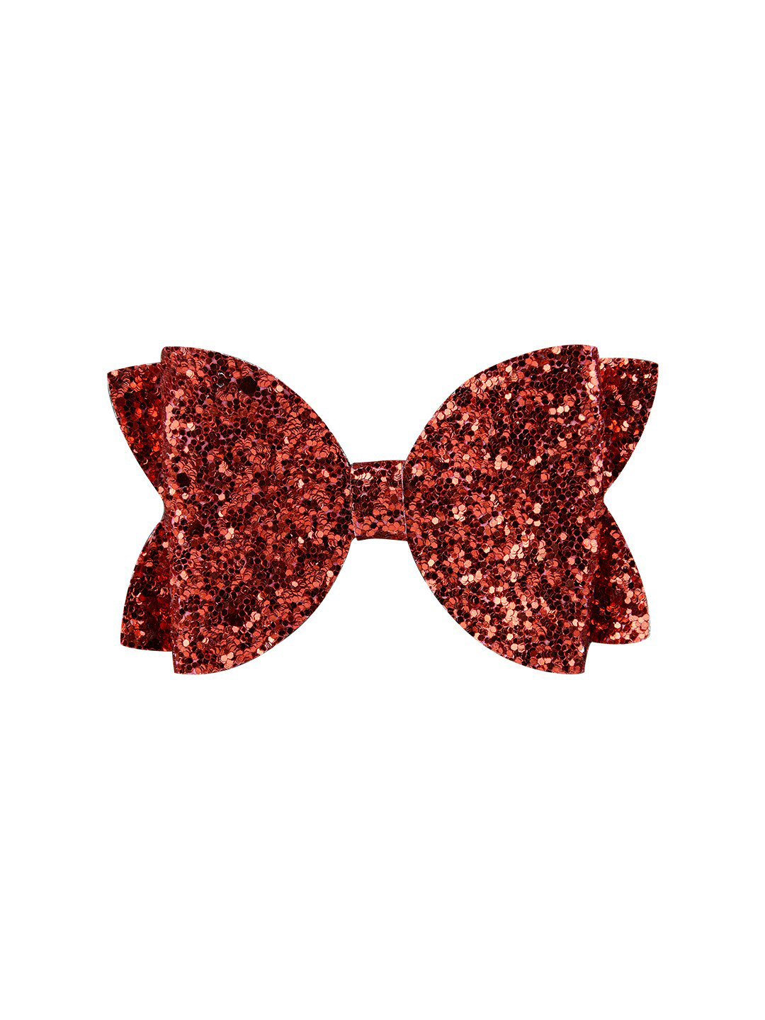 Aye Candy Girls Red Embellished Bow Alligator Hair Clip