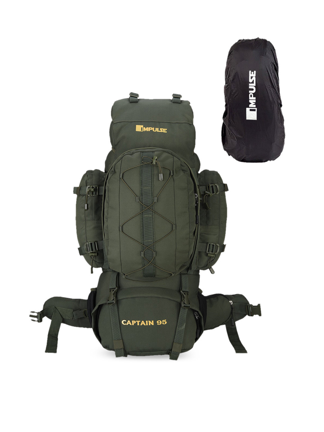Impulse Green Solid 95 Litres Waterproof Rucksack