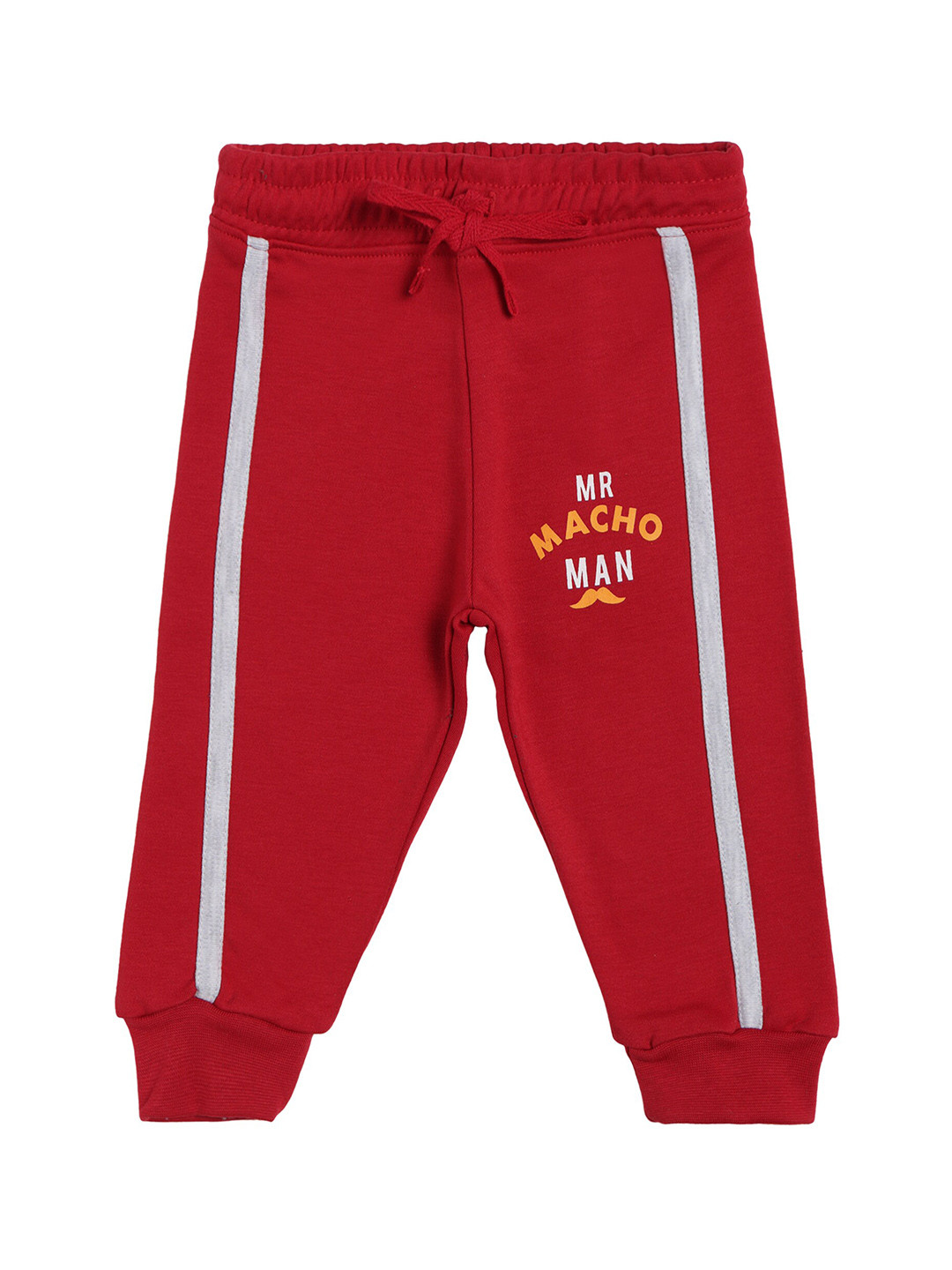 Bodycare Boys Maroon Solid Cotton Joggers