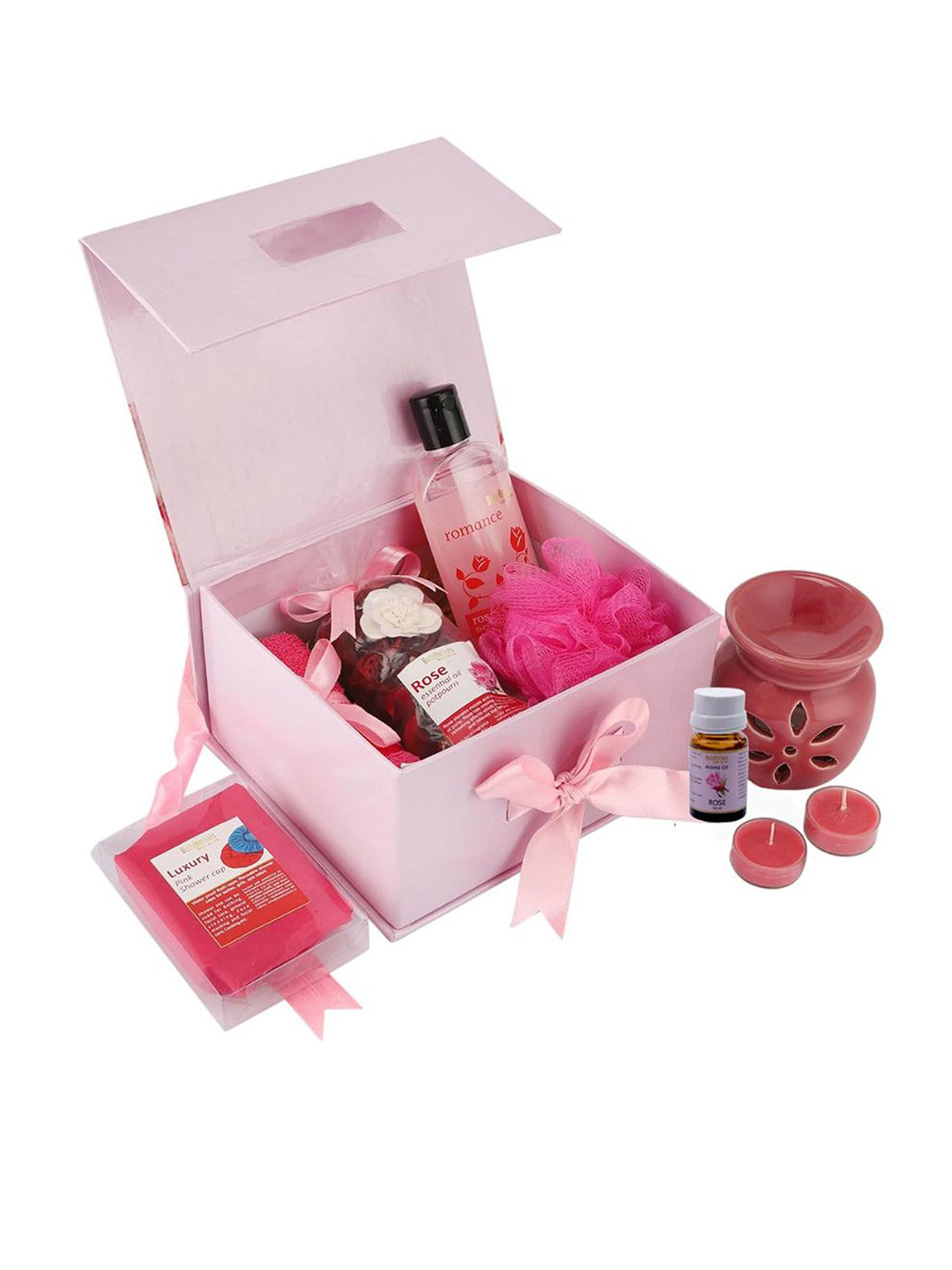 BodyHerbals 7 Pcs Rose Bath & Body Spa Gift Set