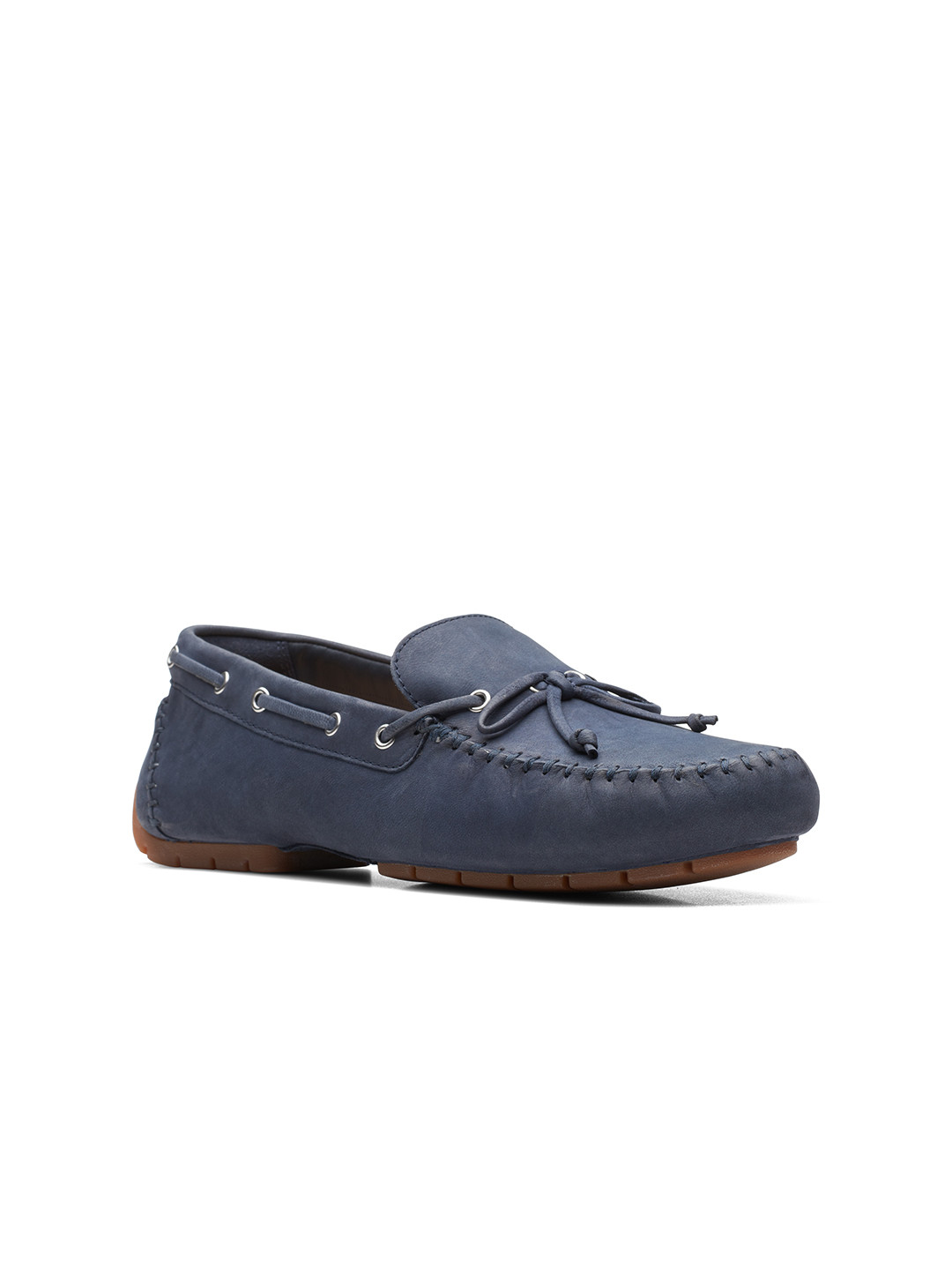 Clarks Women Blue Nubuck Boat Shoes
