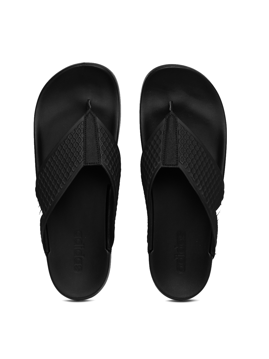 Buy ADIDAS Black Adilette CloudFoam Ultra Y Patterned Flip Flops - Flip Flops for Men 1731278 | Myntra