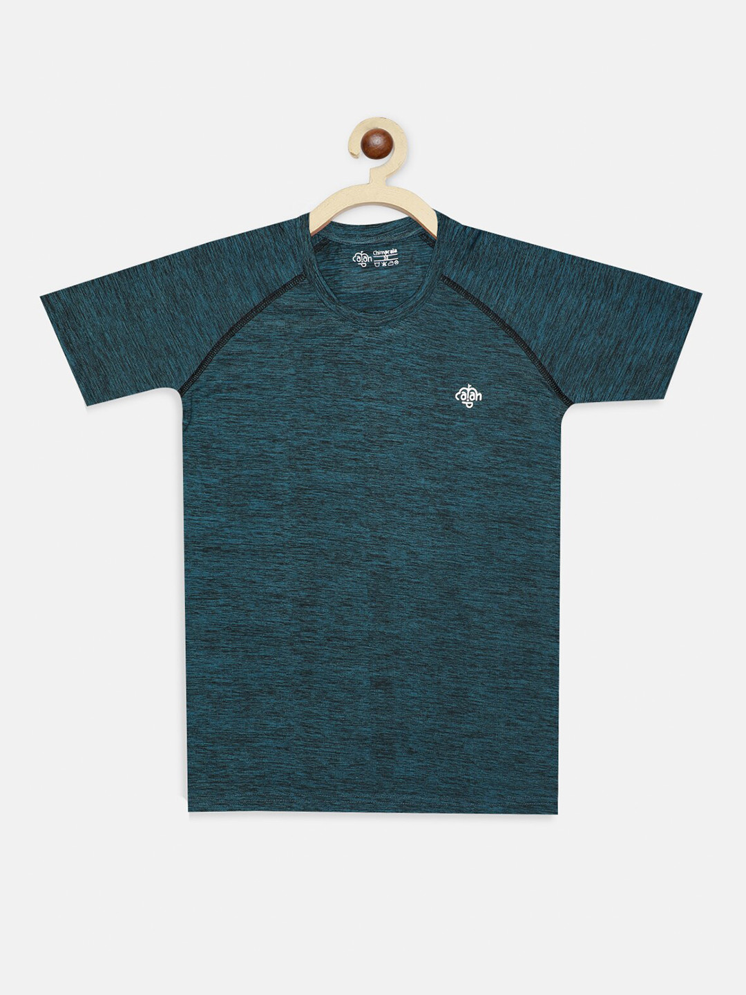 CHIMPRALA Boys Green Extended Sleeves Outdoor Sports T-shirt