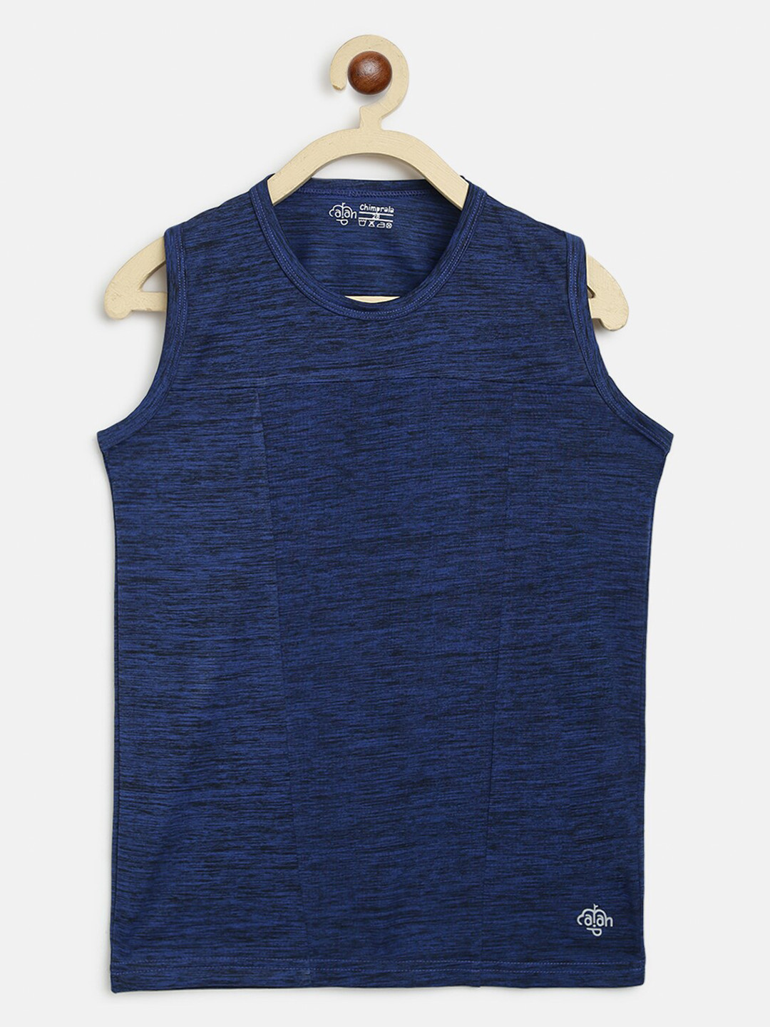 CHIMPRALA Boys Blue Self Design Outdoor Sports T-shirt