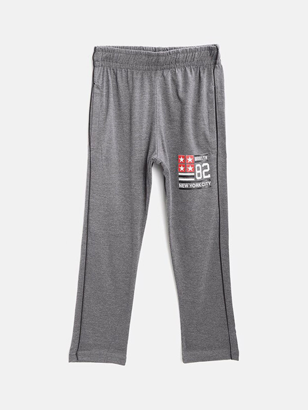 CHIMPRALA Boys Grey Cotton Track Pants Lower