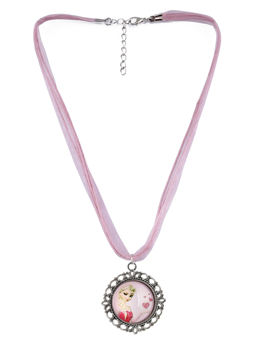 EL REGALO Kids Girls Pink Frozen Princess Necklace