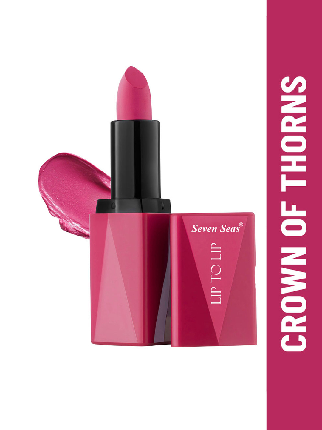 Seven Seas Lip To Lip Matte Lipstick, 3.8g - Crown of Thorns