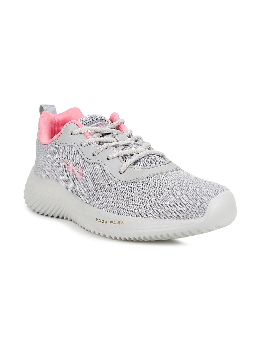 Buy Campus Women Grey & Pink Yoga Flex Memory Tech Lite Mesh Running Shoes  - Sports Shoes for Women 17319464
