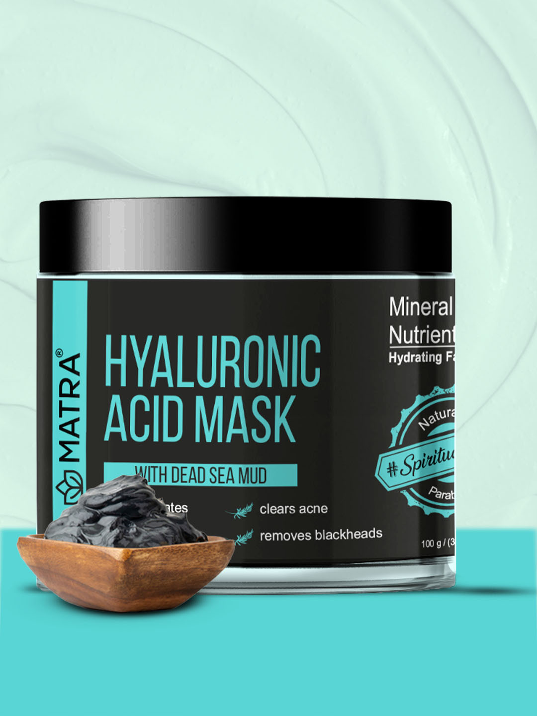 MATRA Dead Sea Mud Hyaluronic Acid Face Mask - 100 g