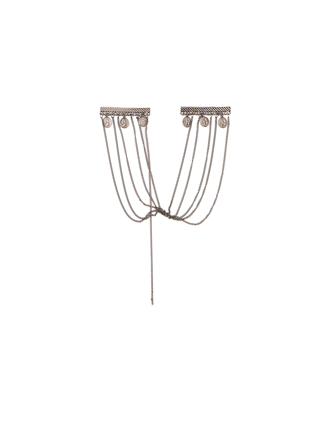 The Tie Hub Men Rust Brown Santana Double Jacket Lapel Pin