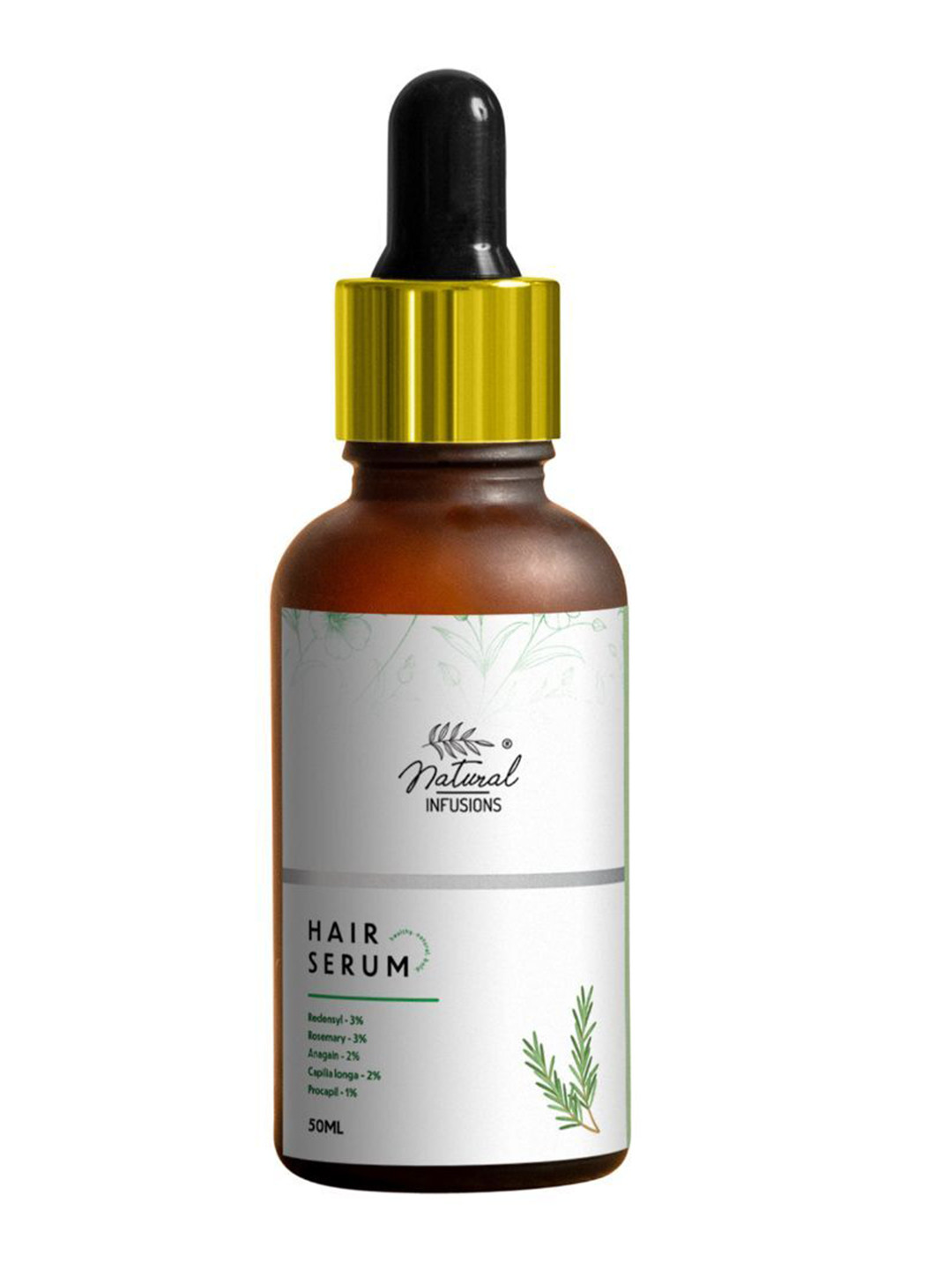 Natural Infusions 5% Redensyl & 8+ Plant Extracts Hair Growth Serum - 30 ml