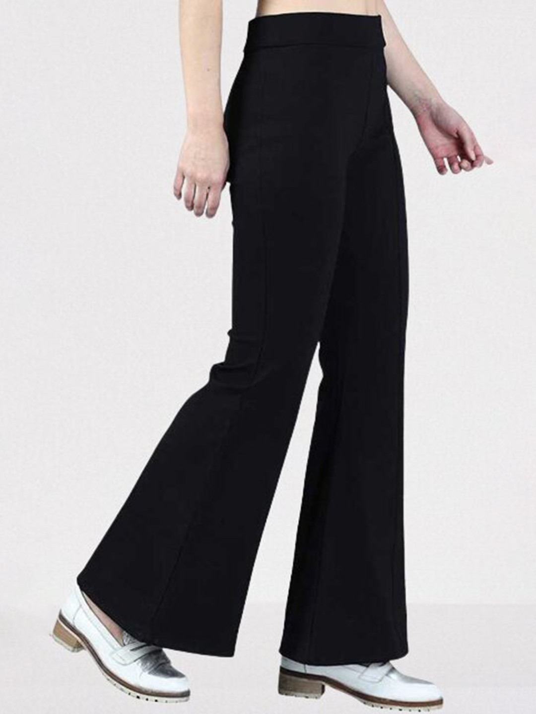 BROADSTAR Women Black Solid Skinny-Fit Boot Cut Jegging