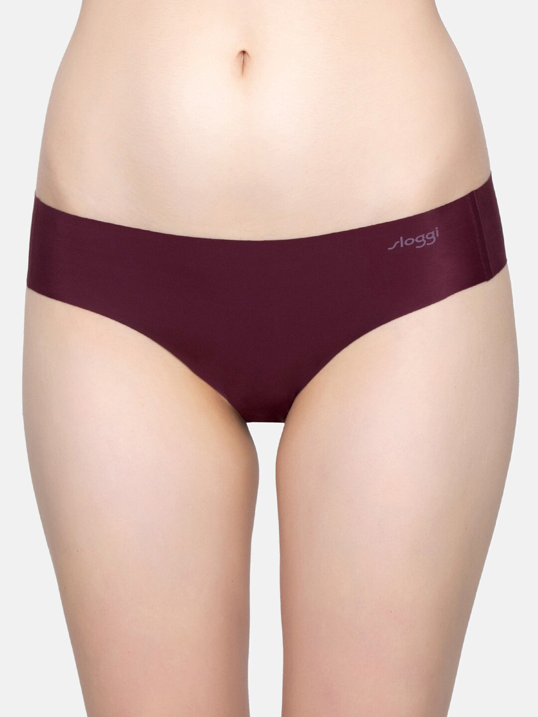 Sloggi Women Maroon Anti-Odour Zero Feel Tanga Ex Seamless Brief - 10186740  95
