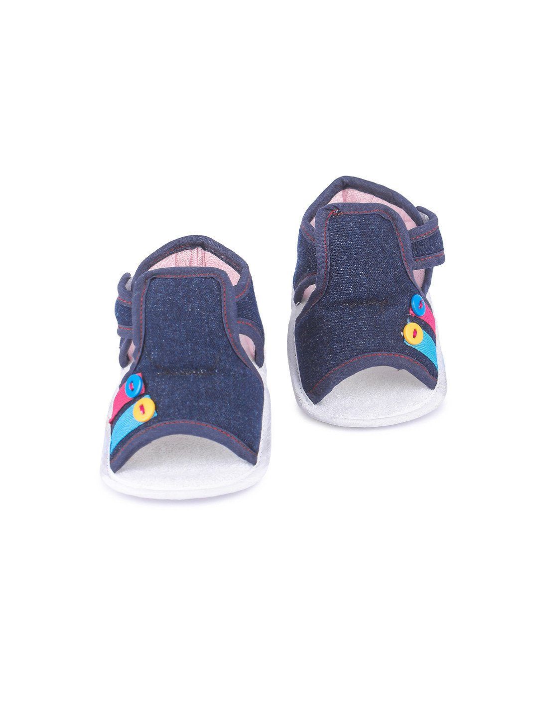 Butterthief Kids Navy Blue & Pink Comfort Sandals