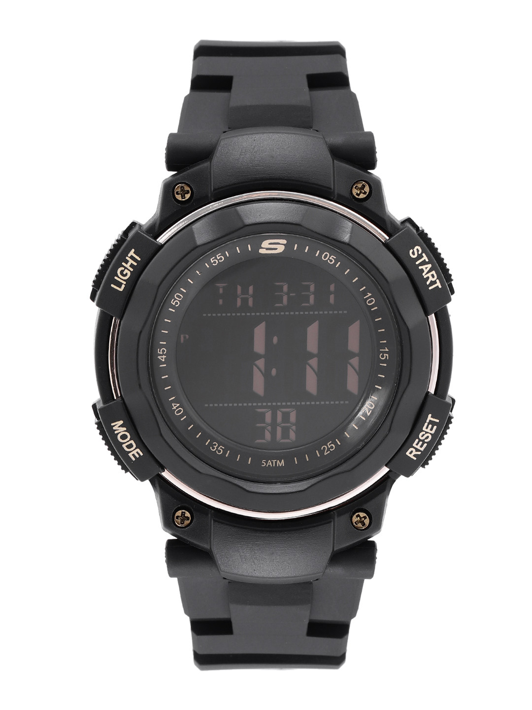 Skechers Men Black The Ruhland Digital Watch SR1019