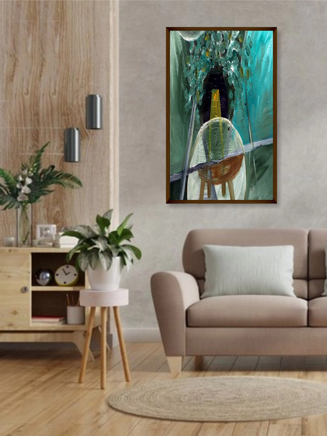 The Art House Blue Abstract Wall Art