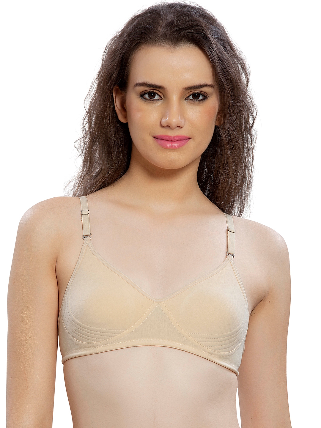 Lady Love Nude-Coloured Non Wired T-shirt Bra