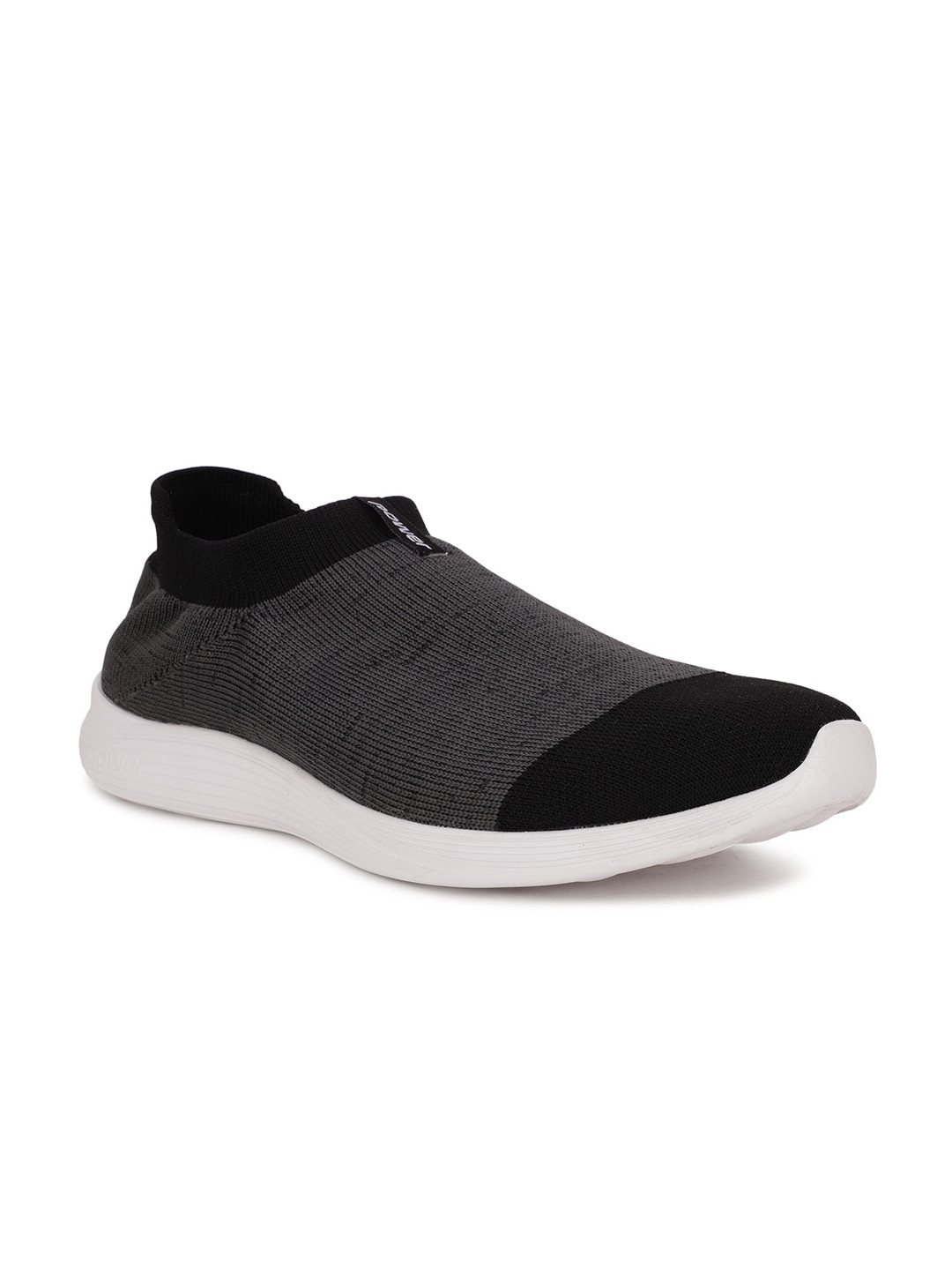 Power Men Black Slip-On Sneakers