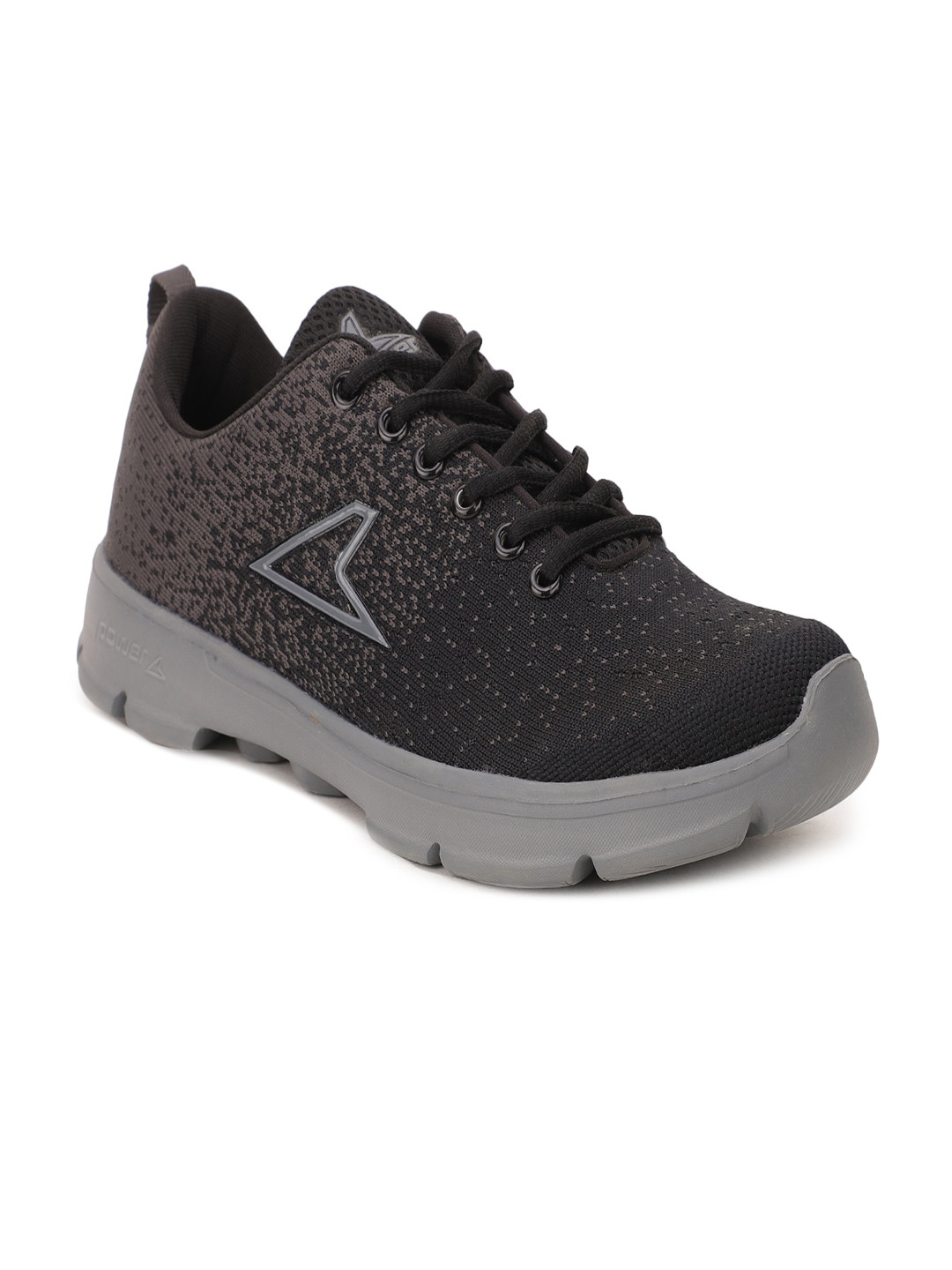 Power Men Grey Woven Design Sneakers