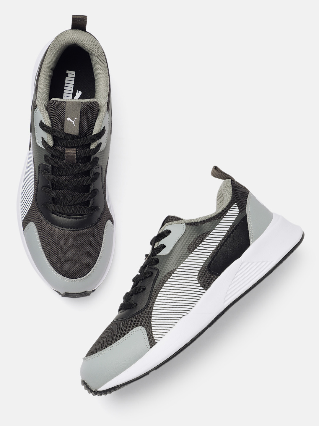 Puma Men Grey Cblock IDP Sneakers