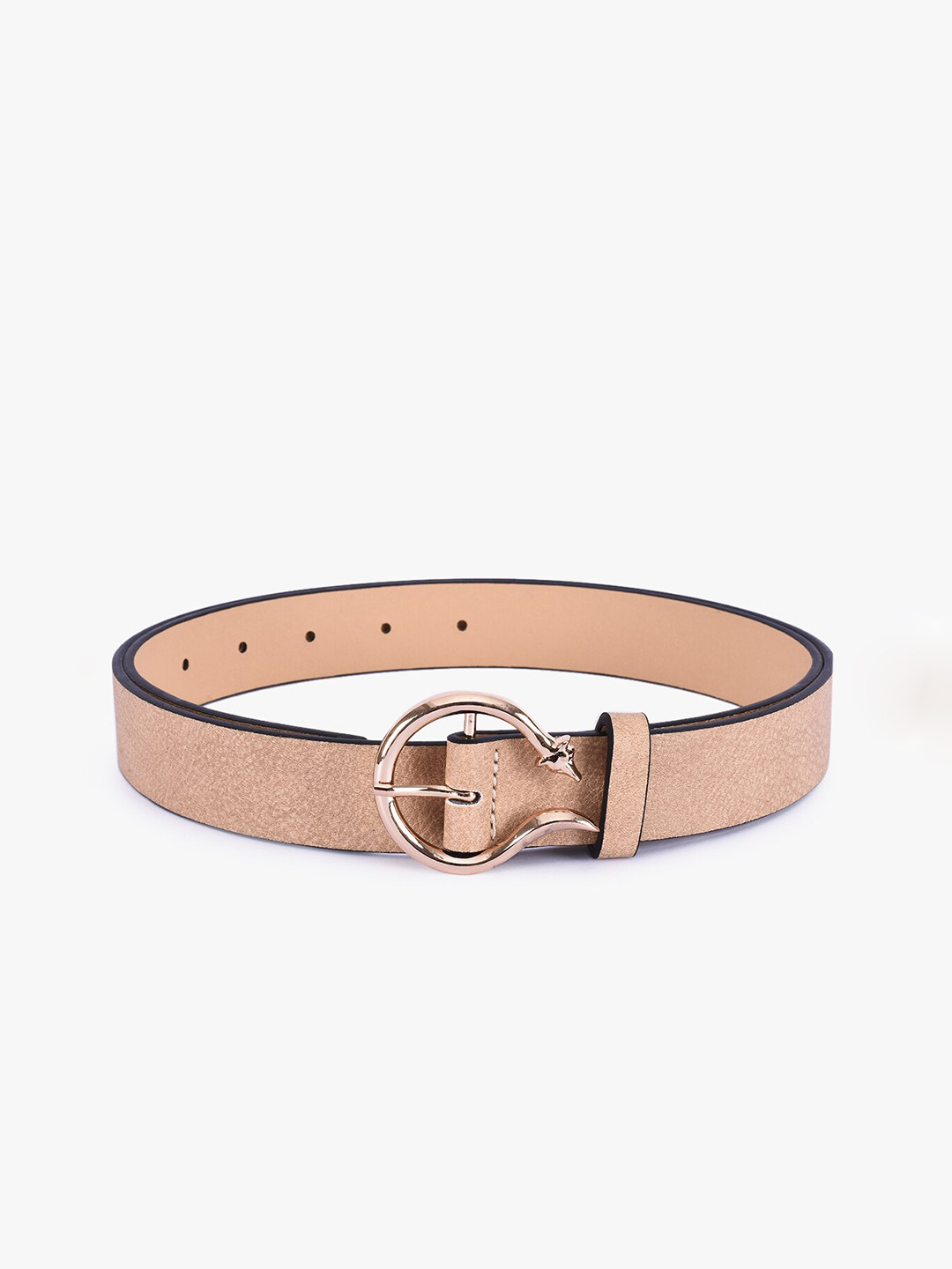 BuckleUp Women Peach-Coloured Buckle-up Belt