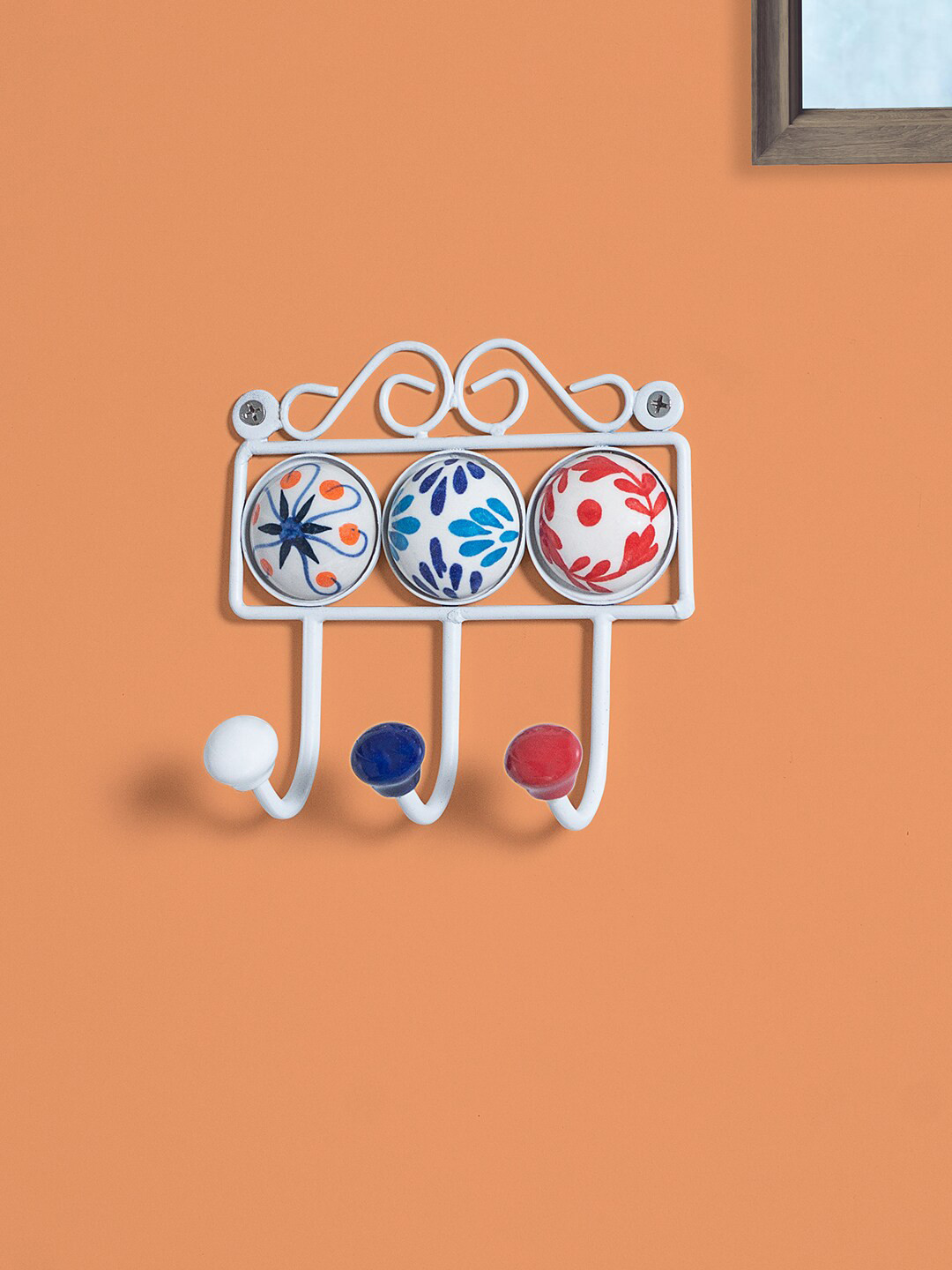 Golden Peacock Unisex Multi Key 3 Hooks Holders