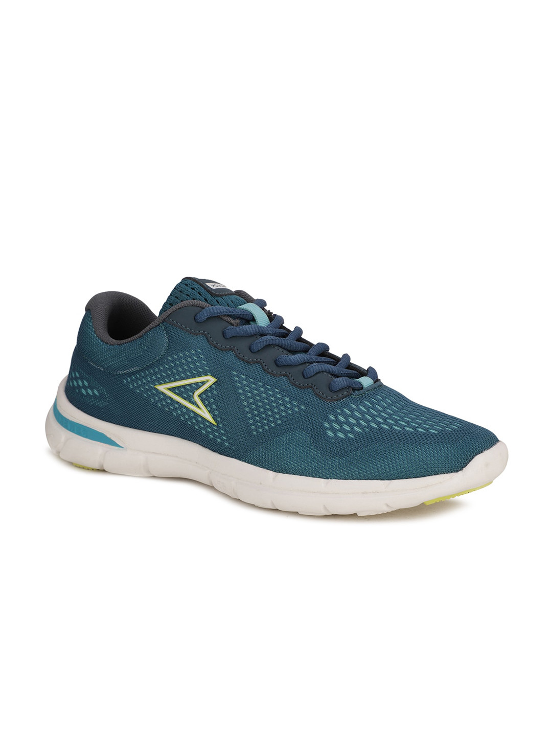 Power Women Blue Woven Design Sneakers