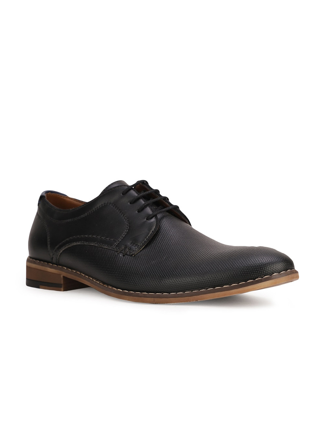 Bata Men Black Derbys Shoes