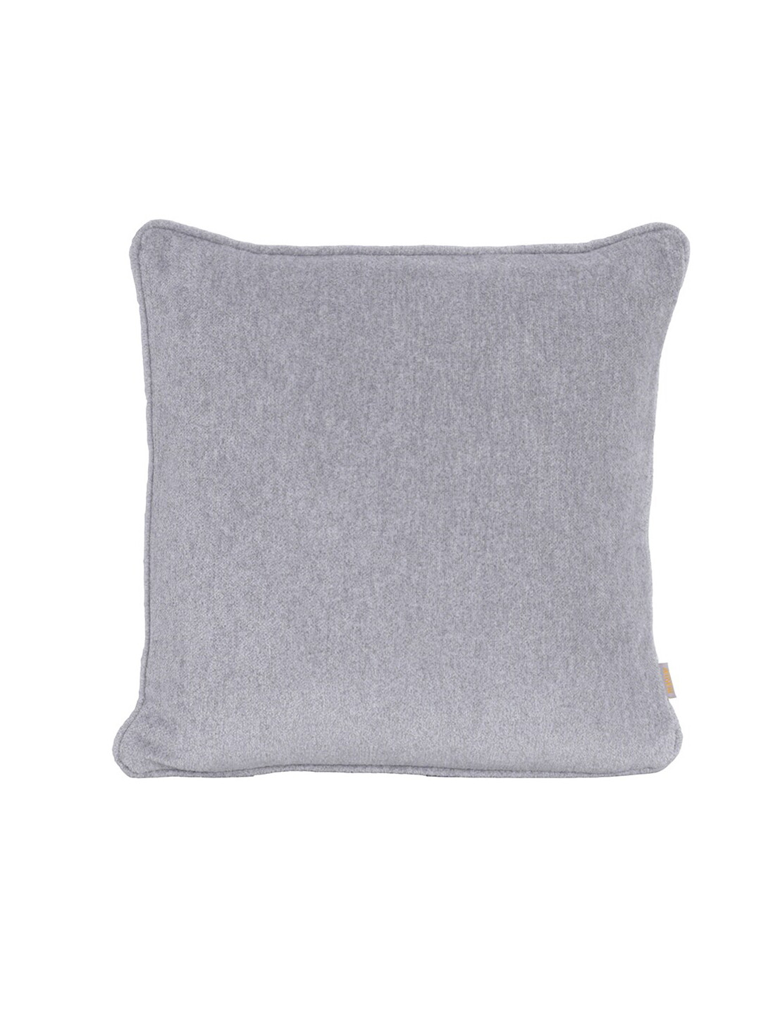 MASPAR Charlotte Grey Polycotton Breathable Square Cushion Cover - 16 x 16 Inches