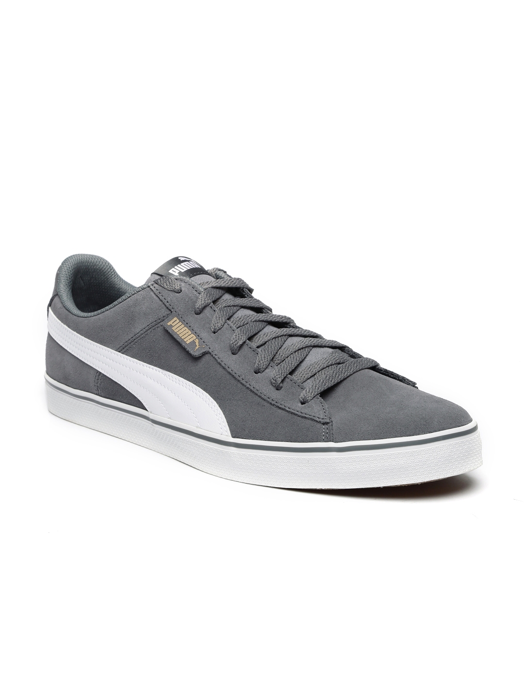 Puma Grey 1948 VULC Casual Shoes for Men 1736643 | Myntra