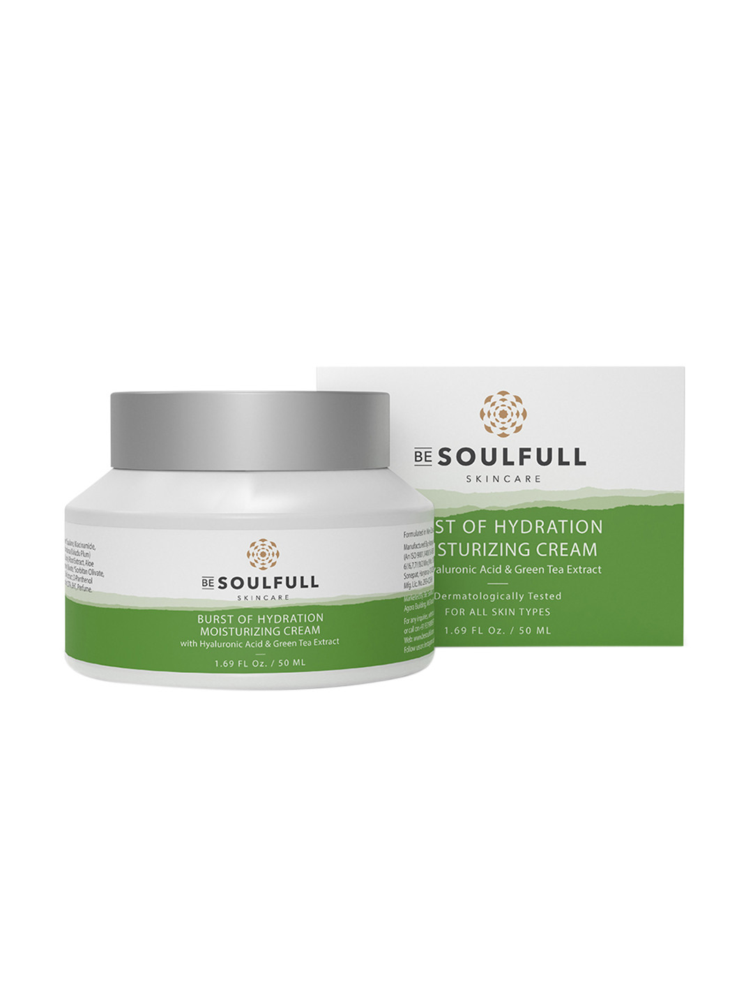 BE SOULFULL Burst Of Hydration Moisturizing Cream For Smooth & Moisturized Skin - 50 g