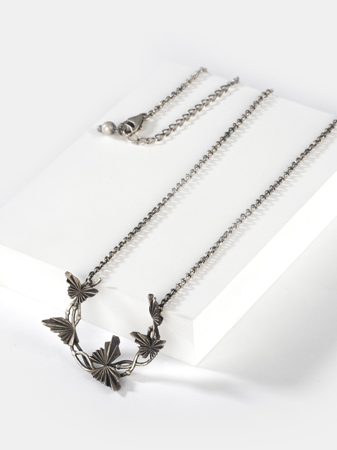 SHAYA Silver-Toned 925 Sterling Silver Necklace