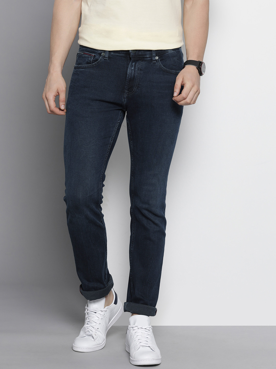 Tommy Hilfiger Men Blue Scanton Slim Fit Stretchable Jeans